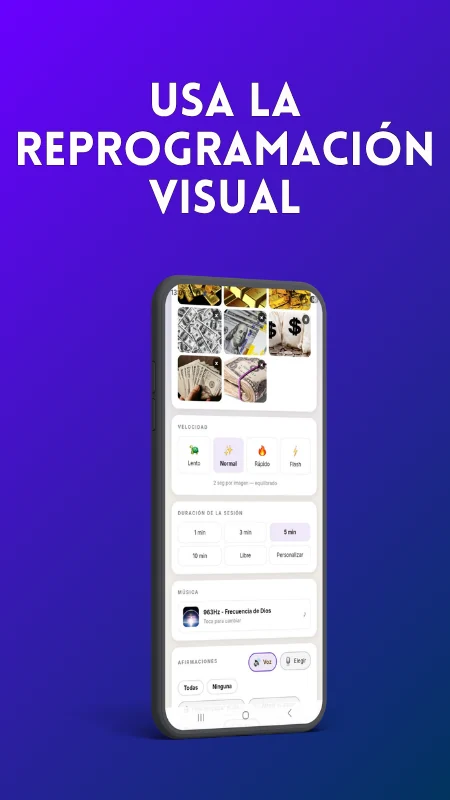 Reprogramación visual con tus propias imágenes